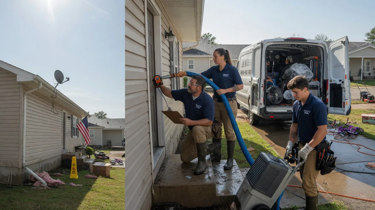 Ceiling Water Damage Restoration in Lewisville, NC near me